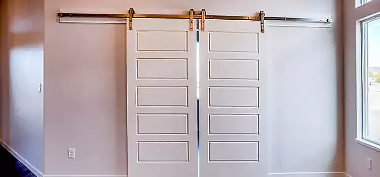 Glass Barn Door with Installation Hardware Kit San Gabriel