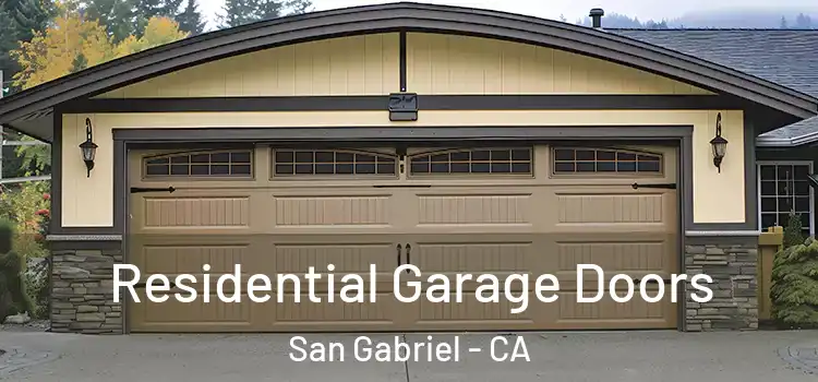  Residential Garage Doors San Gabriel - CA